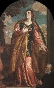 Paolo  Veronese St. Lucy and a Donor oil painting artist